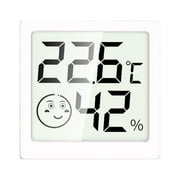 RKZDSR LCD Electronic Digital Temperature and Humidity Monitor - Mini Hygrometer for Indoor Rooms, Baby Nurseries, and Warehouses